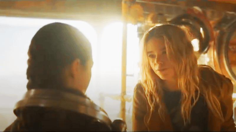 Supergirl and Ruthye talking in deleted Supergirl scene.