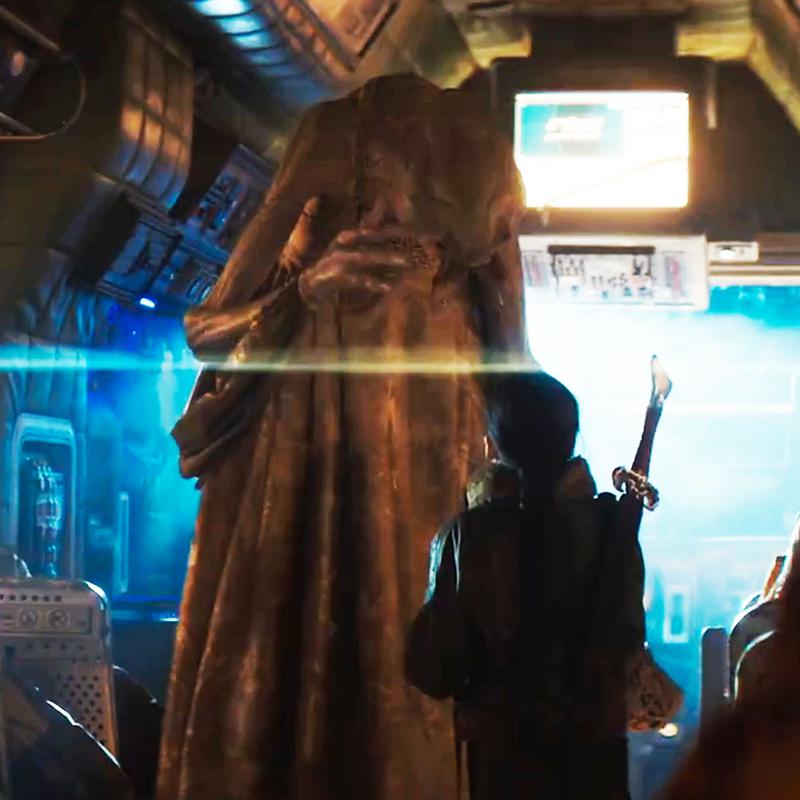 Star Wars alien with Ruthye in Supergirl 2026 featurette.