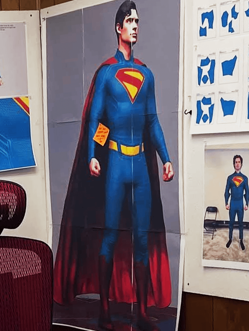 David Corenswet's Official Superman Suit Without Trunks
