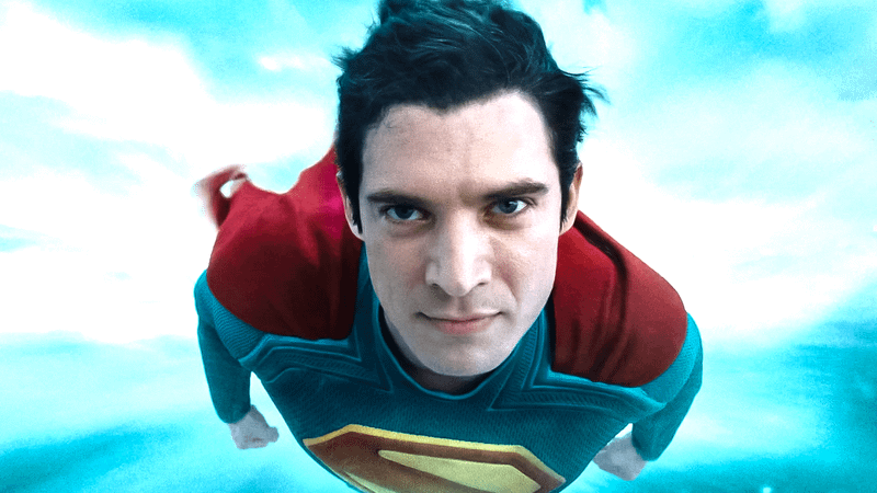 David Corenswet as Superman.