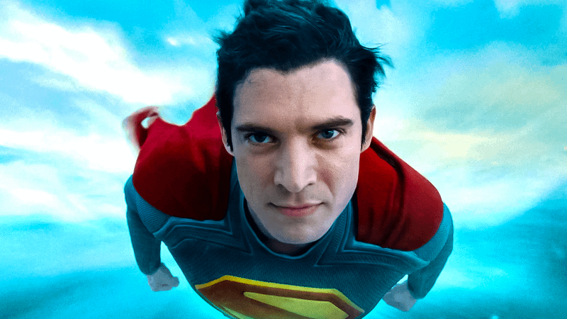 David Corenswet as Superman.