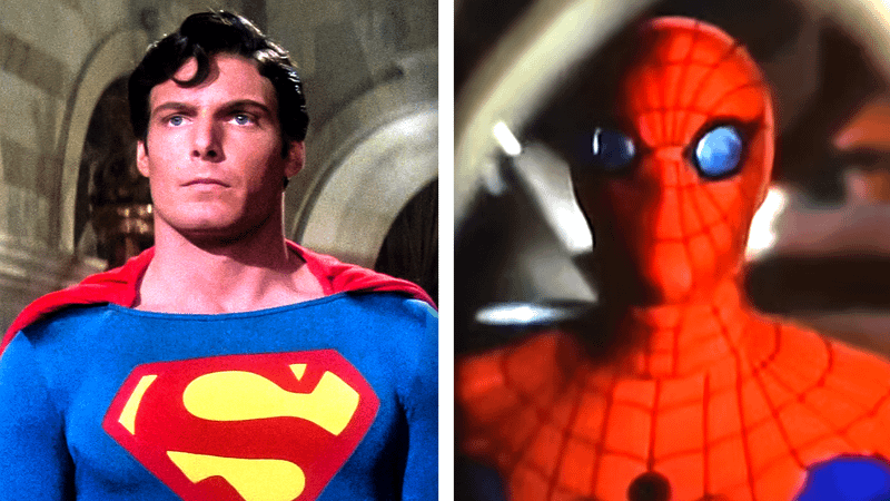 Christopher Reeve as Superman and Nicholas Hammond's Spider-Man.