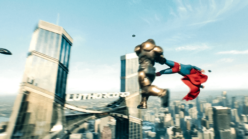 Superman vs. Ultraman in Superman.