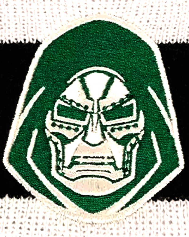 Doctor Doom face from new merchadising.