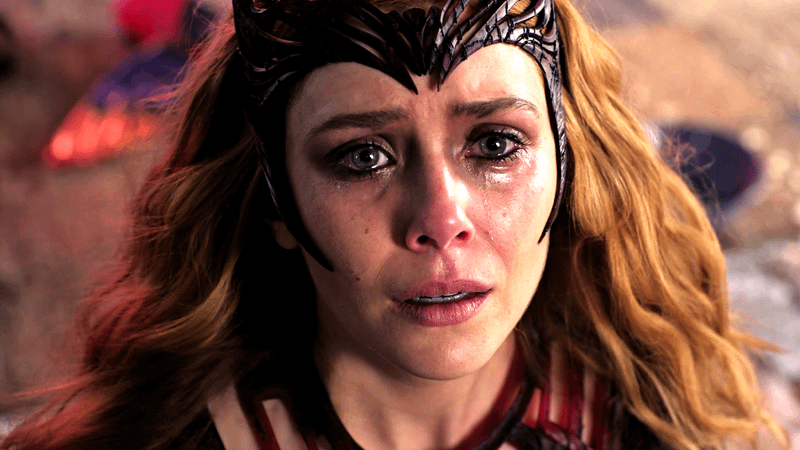 Elizabeth Olsen as Scarlet Witch in Doctor Strange in the Multiverse of Madness