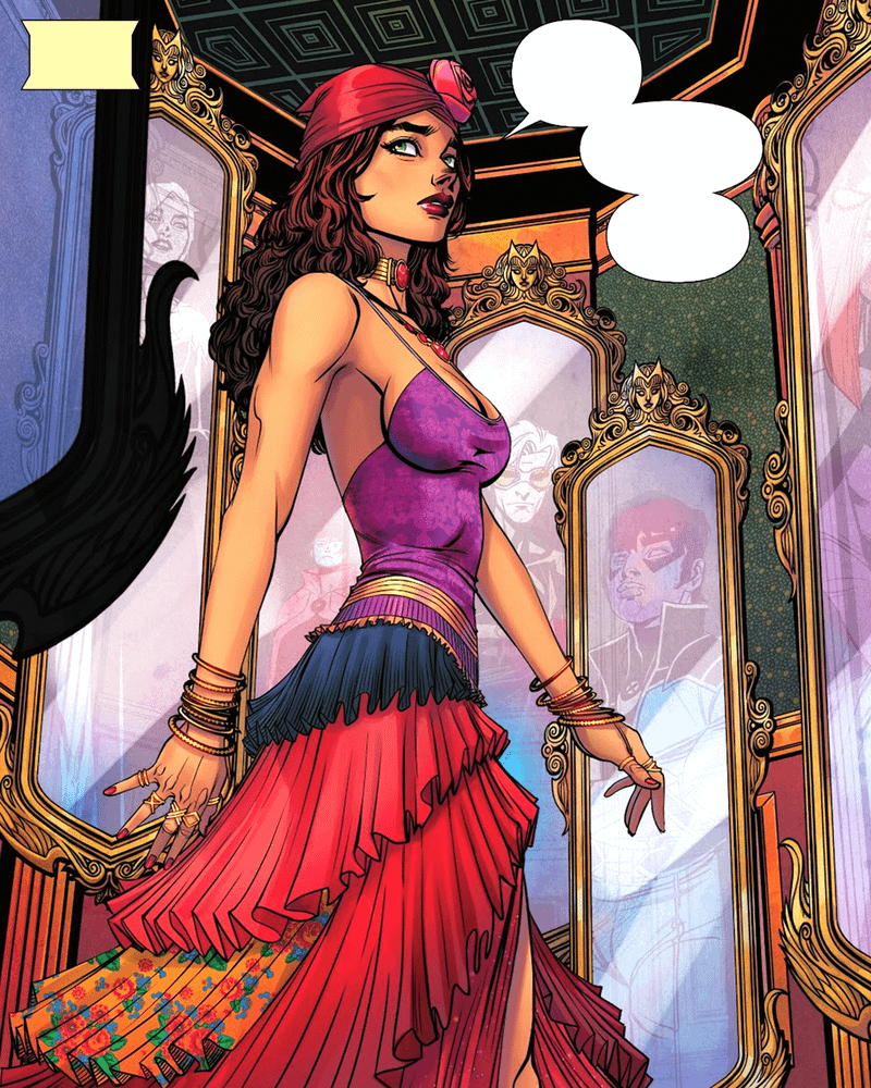 Scarlet Witch in her new Mystic outfit in Sorcerer Supreme #1