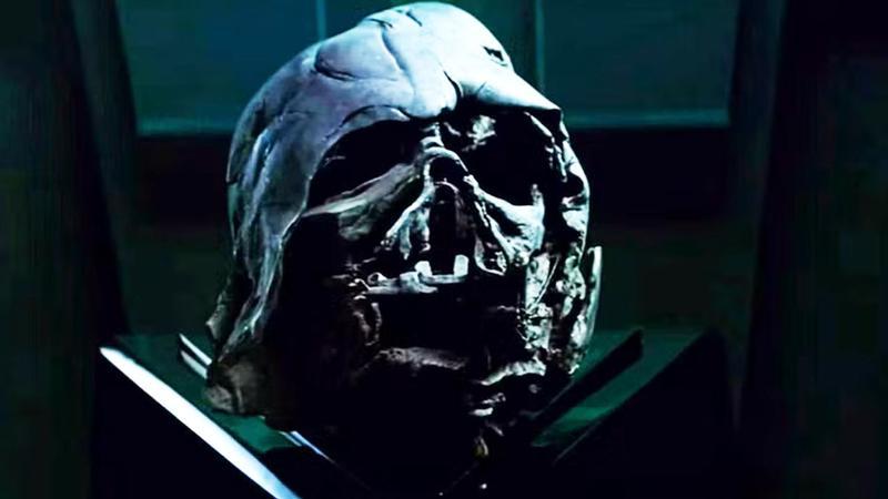 Darth Vader's broken helmet.
