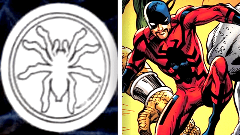 Tarantula logo from Spider-Man: Brand New Day, Tarantula from Marvel Comics