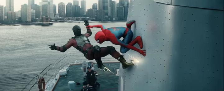 The original shot of Spider-Man fighting Tarantula.
