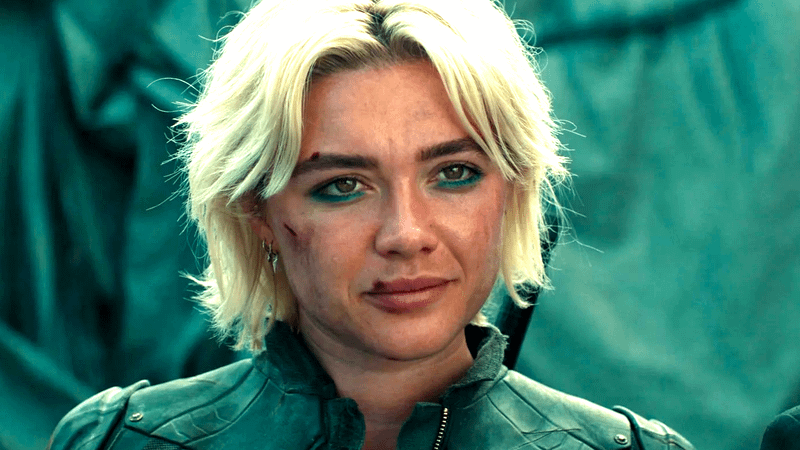 Florence Pugh as Yelena Belova in Thunderbolts ending