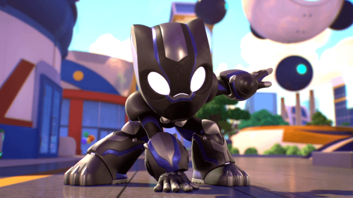 Black Panther in Iron Man and His Awesome Friends