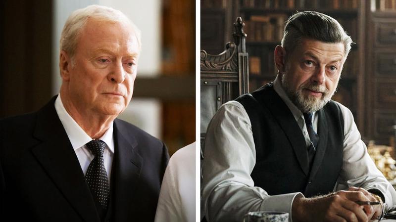 Michael Caine as Alfred Pennyworth in 'The Dark Knight,' Andy Serkis as Alfred Pennyworth in 'The Batman.'