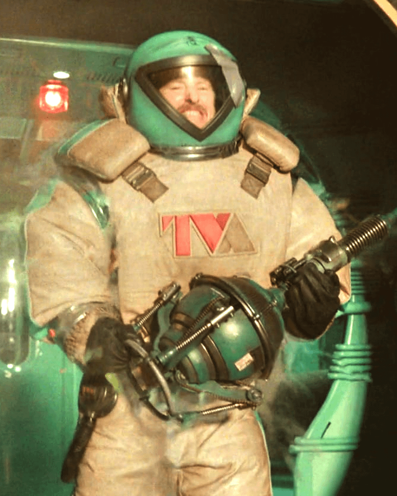 Owen Wilson as Mobius in the TVA Temporal Core suit in Loki Season 2