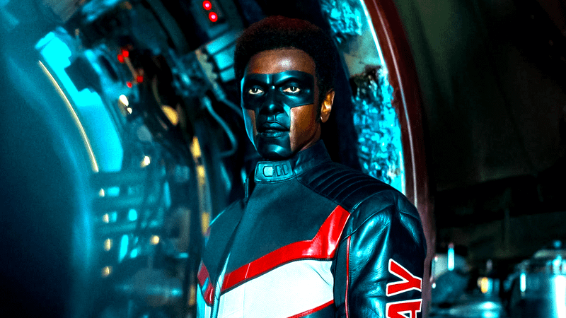 Edi Gathegi as Mr Terrific in Superman.