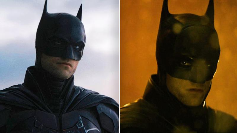 Robert Pattinson in The Batman Part 2 suit vs 2022 The Batman.