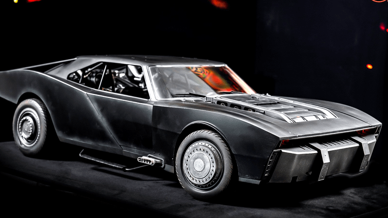 The Batman Batmobile as seen in the movie