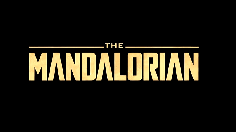 The Mandalorian title card.