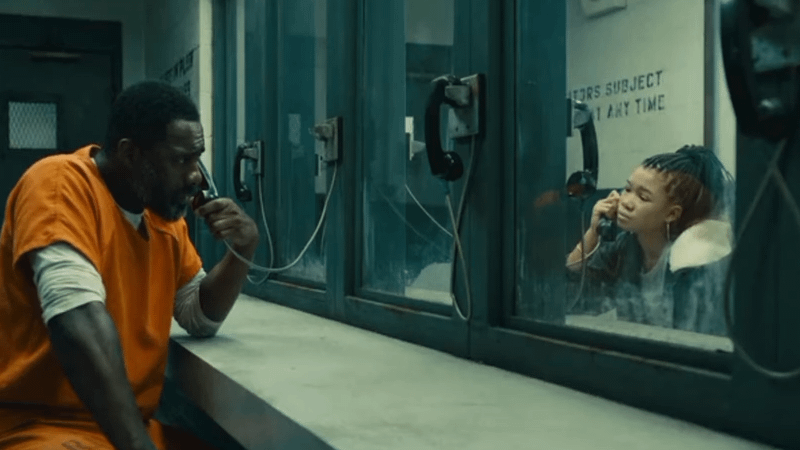 Idris Elba's Bloodsport talking to his daughter in The Suicide Squad.