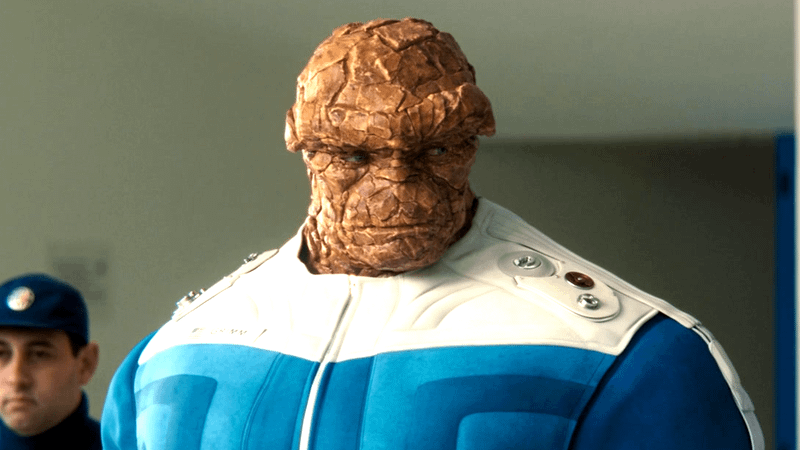 Ebon Moss-Bachrach som Ben Grimm/The Thing i 'The Fantastic Four: First Steps.'