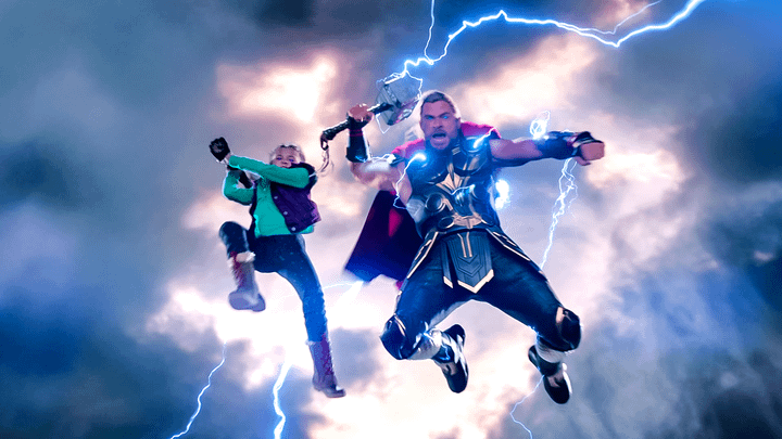 Love and Thor in Thor: Love and Thunder