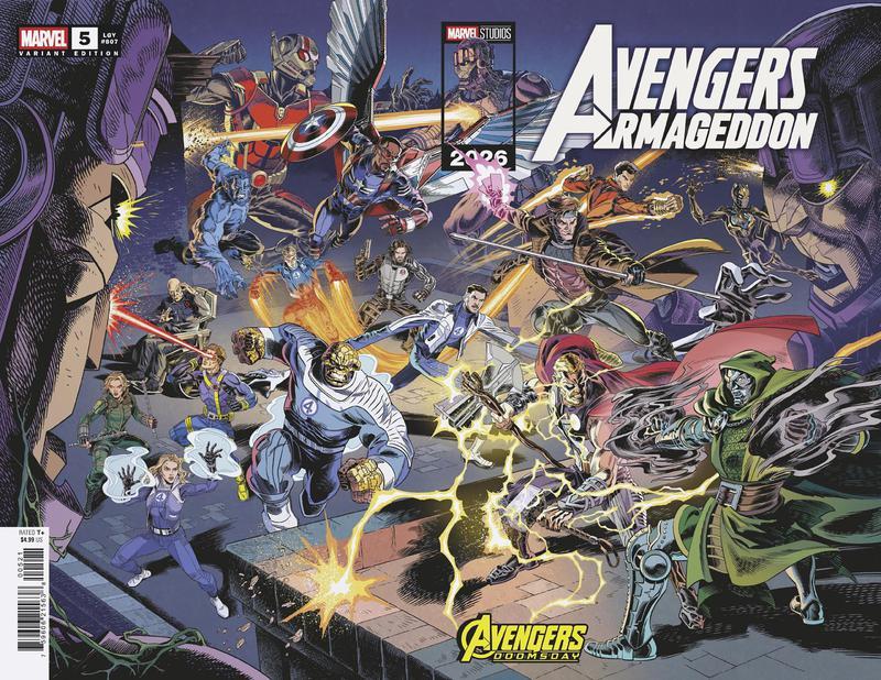 Avengers: Doomsday cover art.