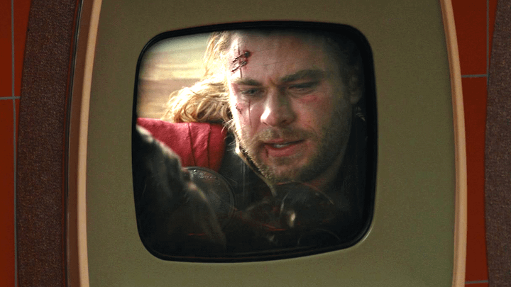 Thor crying in Deadpool & Wolverine