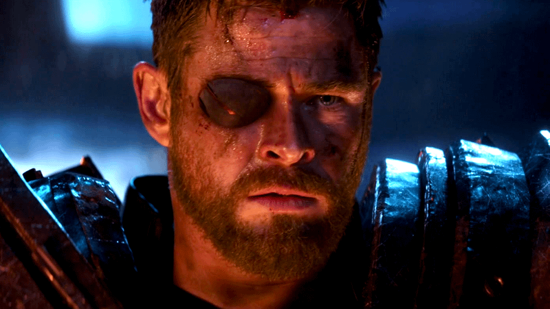 God of Thunder Thor with a patched eye.