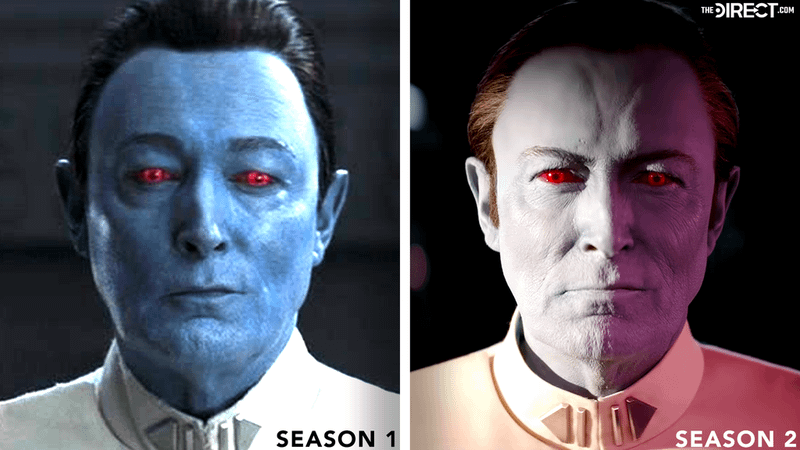 Lars Mikkelsen as Thrawn in Ahsoka Season 2.