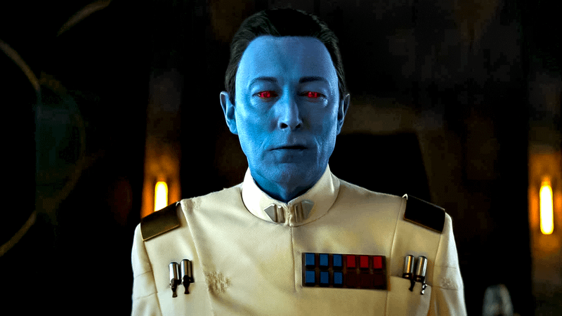 Grand Admiral Thrawn in Ahsoka.