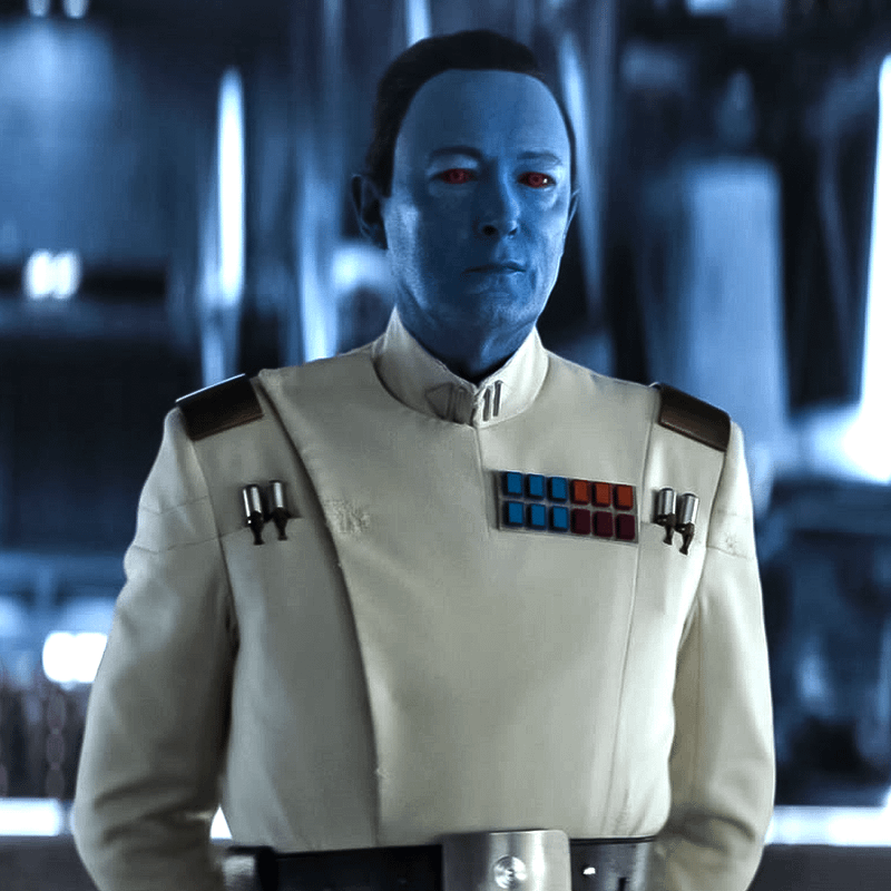 Grand Admiral Thrawn in Ahsoka Season 1.