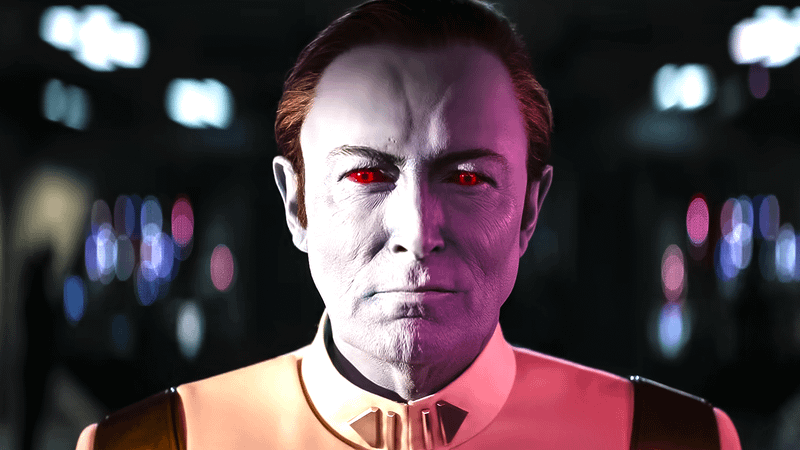 Lars Mikkelsen as Thrawn in 'Ahsoka.'