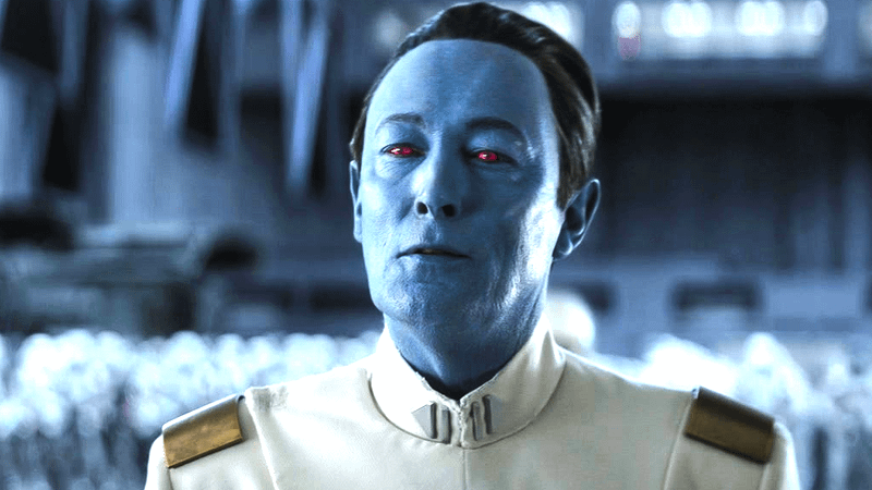 Thrawn in the Ahsoka series.