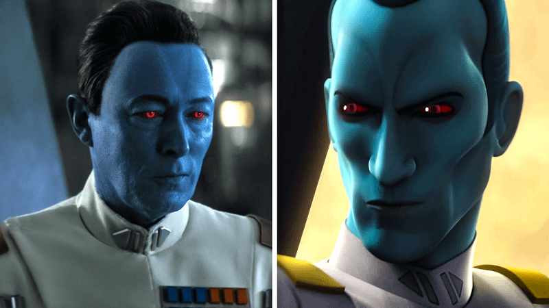 Lars Mikkelsen as Thrawn, Thrawn from Star Wars Rebels