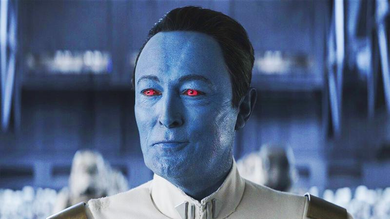 Lars Mikkelsen as Thrawn in Ahsoka.