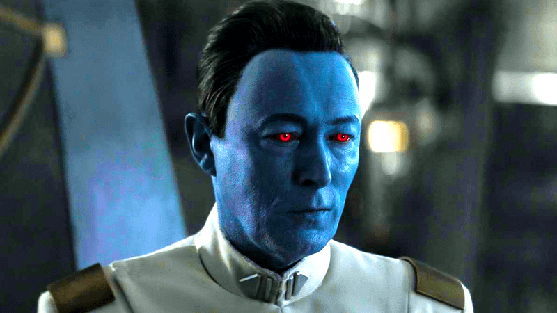  Grand Admiral Thrawn in Ahsoka.