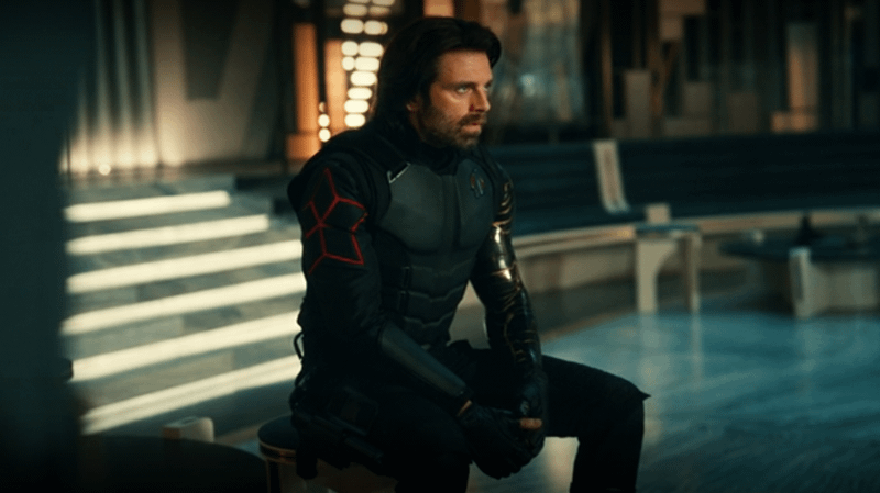 Sebastian Stan's Bucky Barnes in New Avengers costume from Thunderbolts*