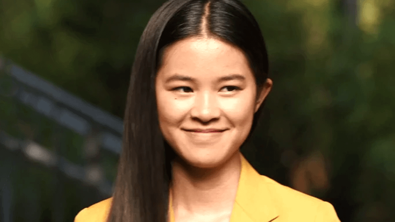 Tiffany Espensen's Cindy Moon smiling.