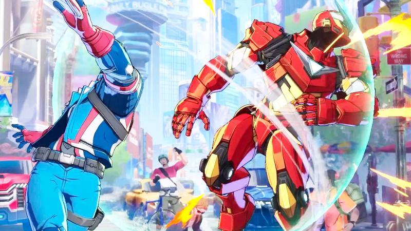 Marvel Tokon Fighting Souls, Iron Man vs Captain America