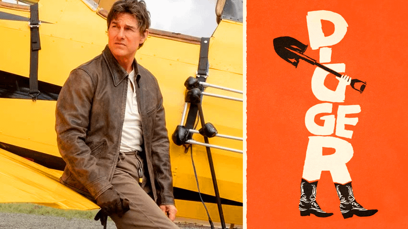 Tom Cruise as Ethan Hunt in 'Mission: Impossible: Final Reckoning,' 'Digger' title card.