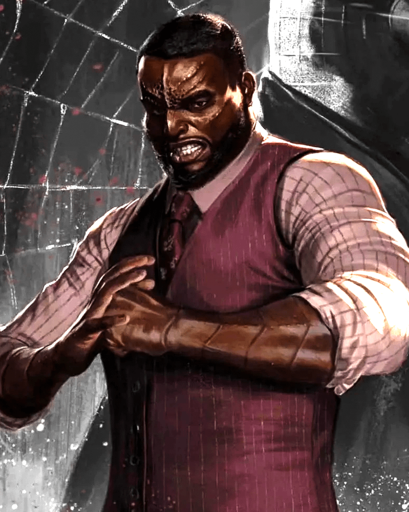 A closer look at Abraham Popoola's Tombstone in Spider-Noir