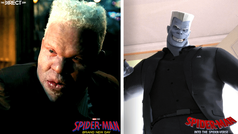 Live-action Tombstone alongside the Spider-Verse version.