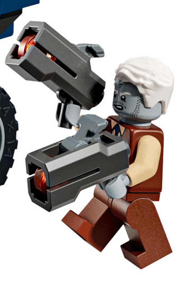Tombstone LEGO minifigure holding guns from Spider-Man: Brand New Day.