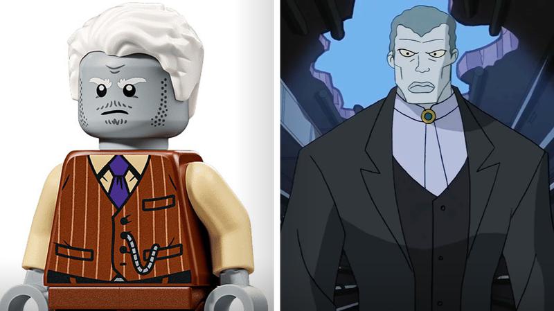 The Tombstone minifigure compared to animation.