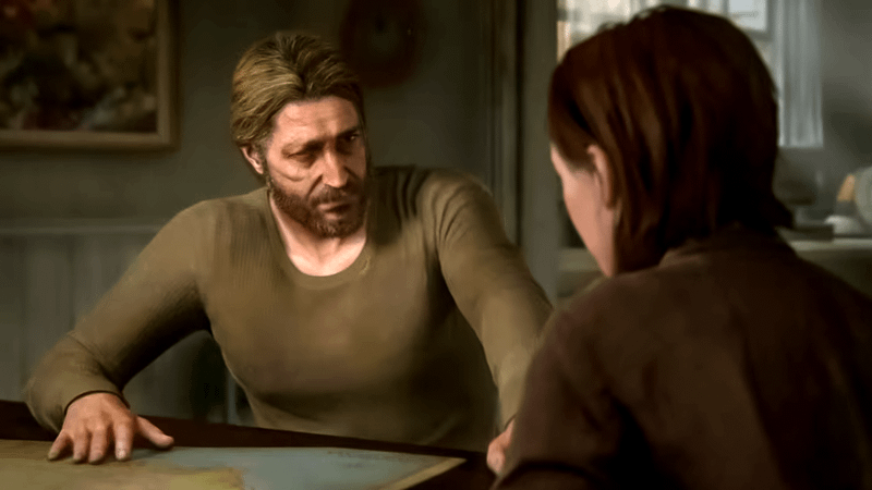 Tommy and Ellie in The Last of Us Part 2.
