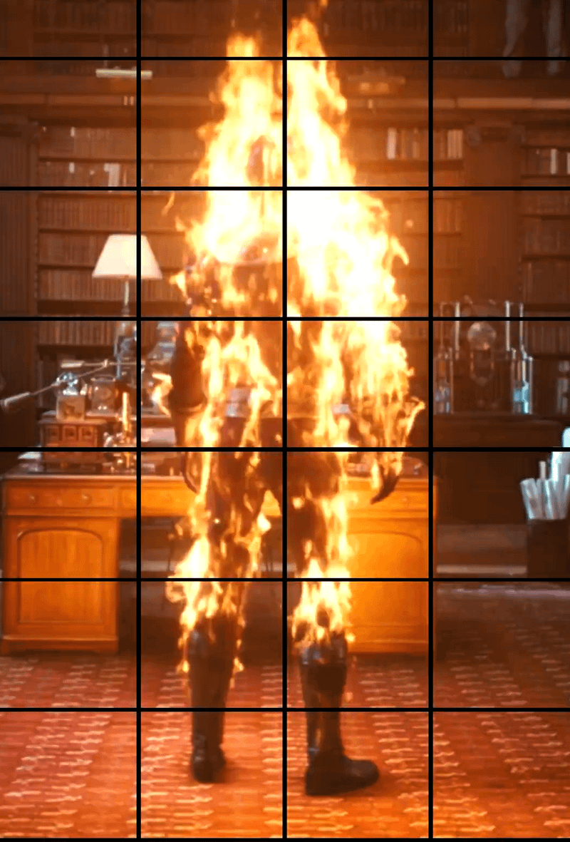 Human Torch in VisionQuest promo.