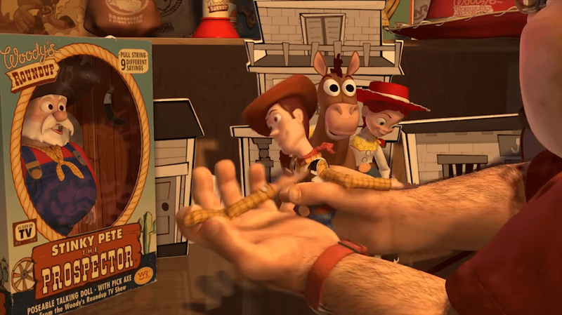 Woody's Roundup Gang in Al's House Toy Story 2.