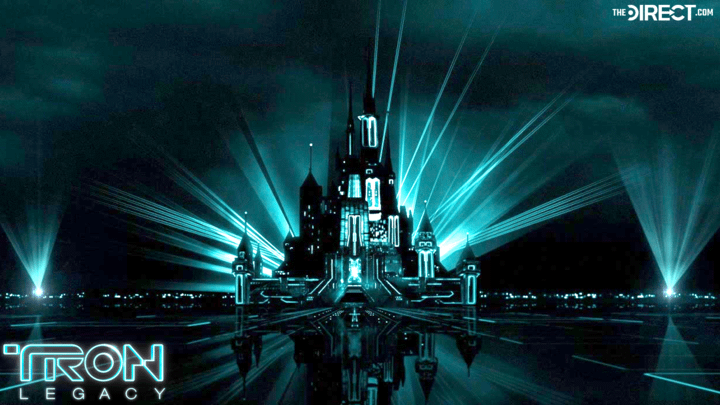 The Tron version of Disney's intro.