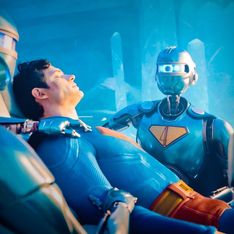 Superman Movie with Robot Four Gary