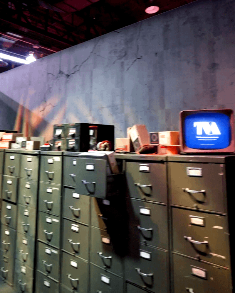 A destroyed TVA at D23.