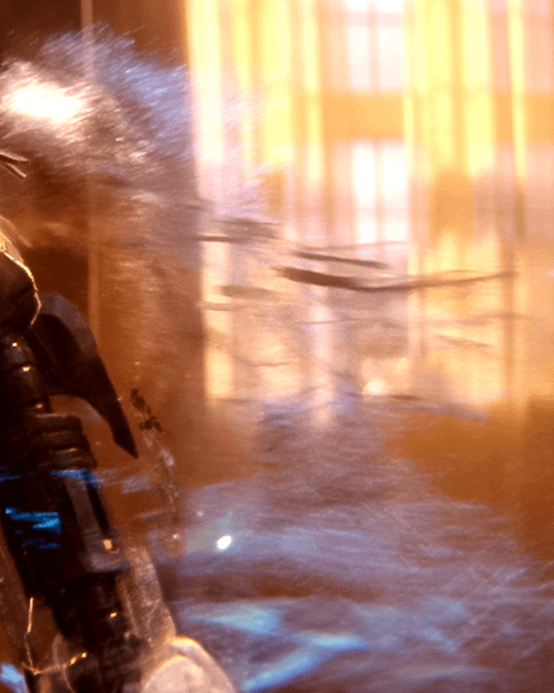 blue magic coming at Ultron in 'VisionQuest' trailer.